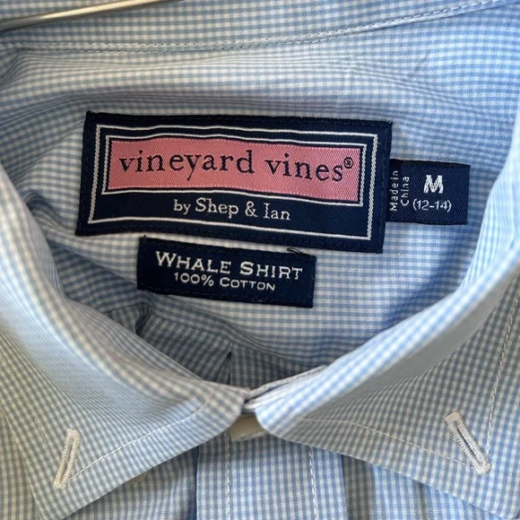 Vineyard Vines, Boy’s Dress Shirt M (12/14) - Picture 3 of 3